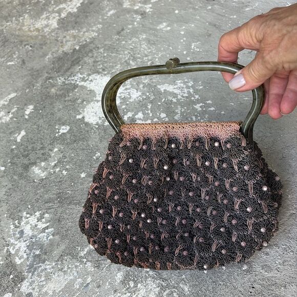 Vintage knit and bake a light bag - Picture 3 of 8